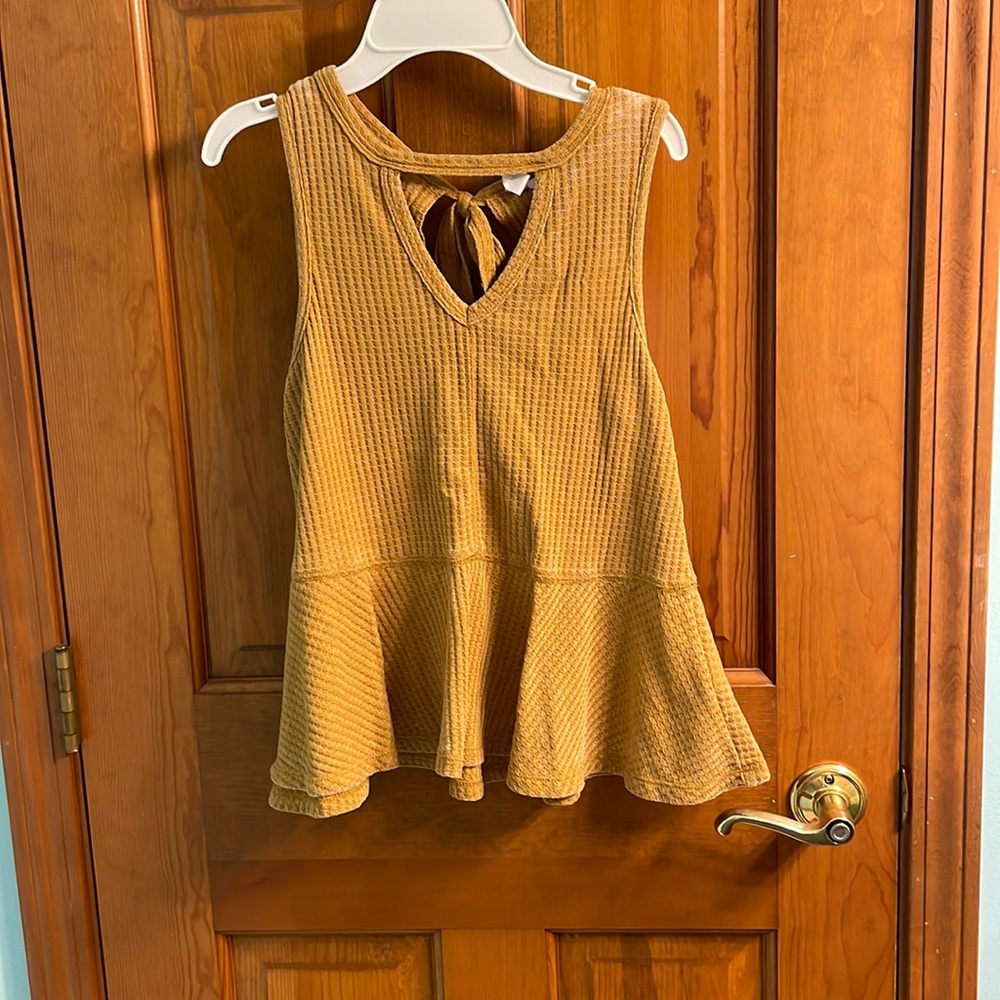 (3/$15) Mustard tank top